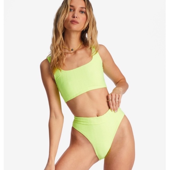 π₯π₯BILLABONG - WAVE TRIP CROP TANK MAUI BIKINI SETπ₯π₯ - Picture 2 of 11